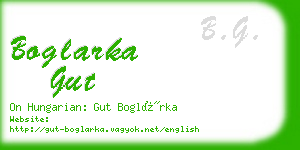 boglarka gut business card